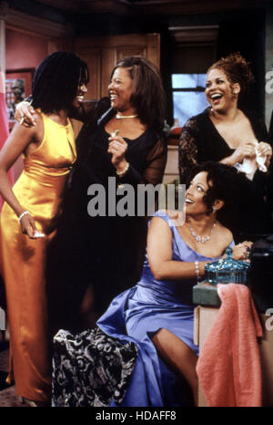 LIVING SINGLE, Erika Alexander, Queen Latifah, Kim Fields, Kim Coles