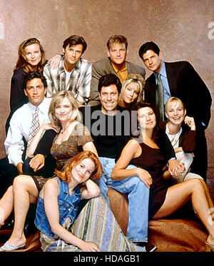 MELROSE PLACE, (Back L-R:), Doug Savant, Thomas Calabro, Vanessa ...