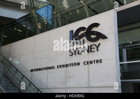 Sydney, Australia. 11 December 2016. A free event was held to celebrate the transformation of Sydney’s Darling Harbour area. Pictured: ICC Sydney (International Convention Centre) before it officially opens. Credit: Credit:  Richad Milnes/Alamy Live News Stock Photo