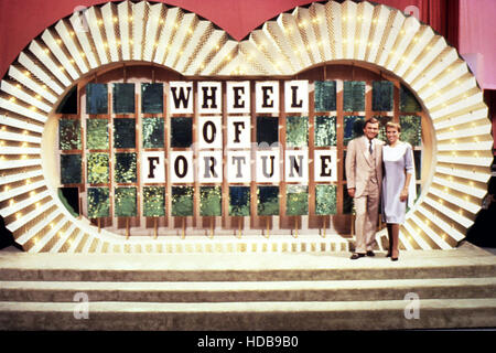 WHEEL OF FORTUNE, (from Left): Co-host Susan Stafford, Host Chuck ...