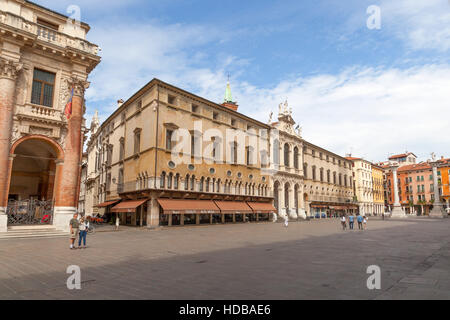 Palazzo del Monte di Pieta by Piazza dei Signori, Vicenza, Veneto, Italy Stock Photo