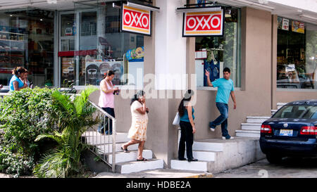 Oxxo convenience store Puerto Vallarta Mexico Stock Photo