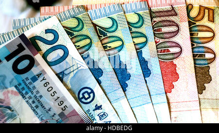 Hong Kong dollar bills Stock Photo