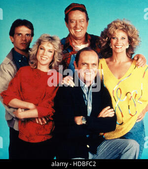 NEWHART, Peter Scolari, Julia Duffy, 1982-1990.(c) CBS/ Courtesy ...