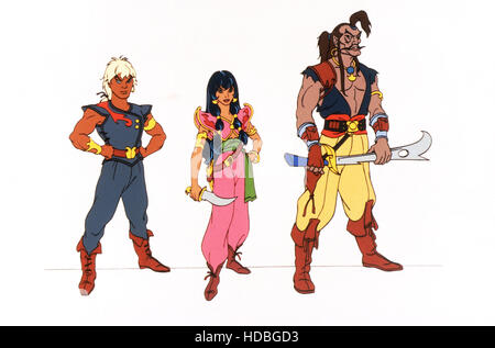 THE PIRATES OF DARK WATER, (from left): Niddler, Ioz, Ren (front ...