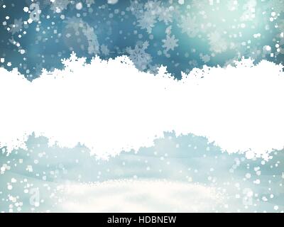 Christmas background with snowflakes. EPS 10 Stock Vector