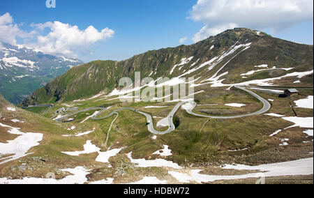 Grossglockner High Alpine Mountain Road, Hohe Tauern National Park, Salzburg, Austria, Europe Stock Photo