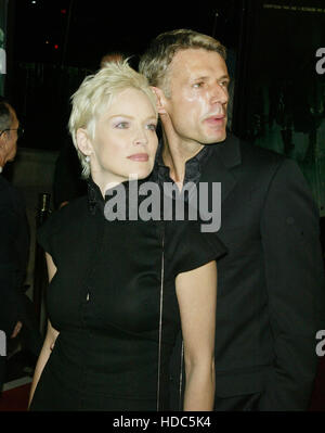 Actress Sharon Stone and her boyfriend Actor Lambert Wilson at the ...