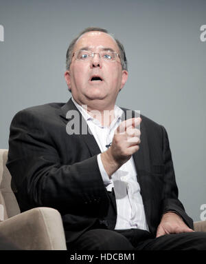 Lawrence Stern, chairman and chief executive officer or Talecris Biotherapeutics Holdings Corp., speaks during the 2010 Ernst & Young Strategic Growth Forum in Palm Desert, California, on November 9, 2010.  Photo by Francis Specker Stock Photo