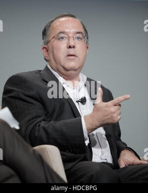 Lawrence Stern, chairman and chief executive officer or Talecris Biotherapeutics Holdings Corp., speaks during the 2010 Ernst & Young Strategic Growth Forum in Palm Desert, California, on November 9, 2010.  Photo by Francis Specker Stock Photo