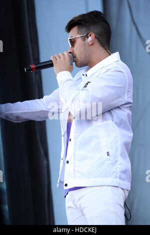 2016 iHeartRadio Daytime Village at MGM Village Las Vegas  Featuring: DNCE Where: Las Vegas, Nevada, United States When: 24 Sep 2016 Stock Photo