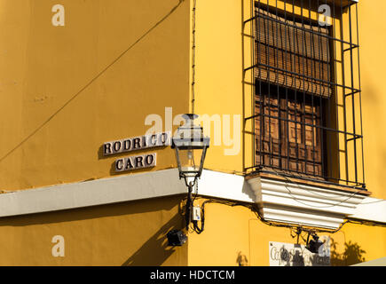 The colofrul streets of Seville, Spain Stock Photo