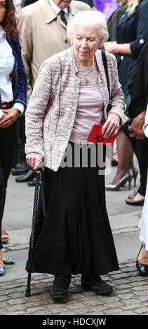 Terry Wogan Thanksgiving Service at Westminster Abbey  Featuring: JuneWhitfield Where: London, United Kingdom When: 27 Sep 2016 Stock Photo