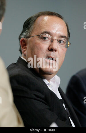 Lawrence Stern, chairman and chief executive officer or Talecris Biotherapeutics Holdings Corp., speaks during the 2010 Ernst & Young Strategic Growth Forum in Palm Desert, California, on November 9, 2010.  Photo by Francis Specker Stock Photo