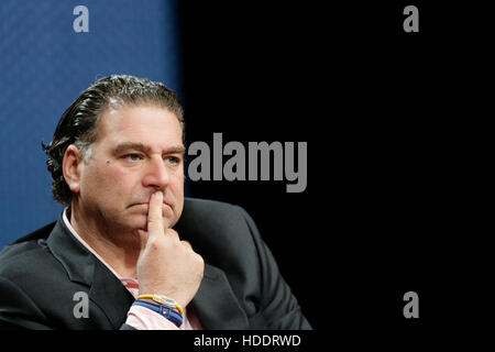 Irwin Simon, president and chief executive officer of the Hain Celestial Group Inc. speaks during the 2010 Ernst & Young Strategic Growth Forum in Palm Desert, California, on November 13, 2010.  Photo by Francis Specker Stock Photo