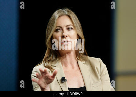 Kathryn Bigelow, an Academy Award-winning director, speaks during the 2010 Ernst & Young Strategic Growth Forum in Palm Desert, California, on November 13, 2010.  Photo by Francis Specker Stock Photo