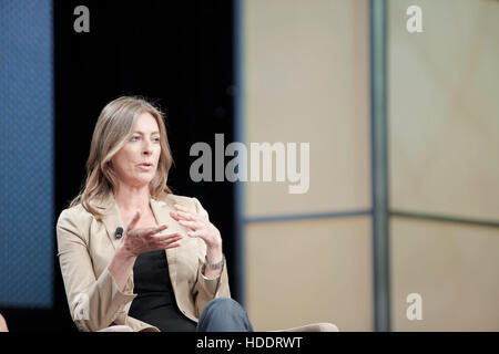 Kathryn Bigelow, an Academy Award-winning director, speaks during the 2010 Ernst & Young Strategic Growth Forum in Palm Desert, California, on November 13, 2010.  Photo by Francis Specker Stock Photo