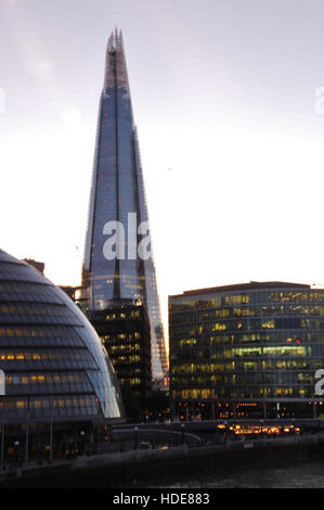 City Hall and The Shard, London. Stock Photo