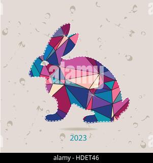 2023 Chinese New Year of the Rabbit funny cartoon zodiac collection