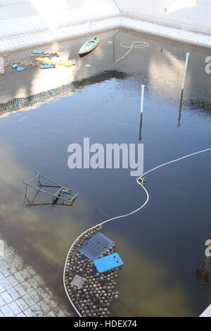 Luminy abandoned swimming pool in Marseille Stock Photo