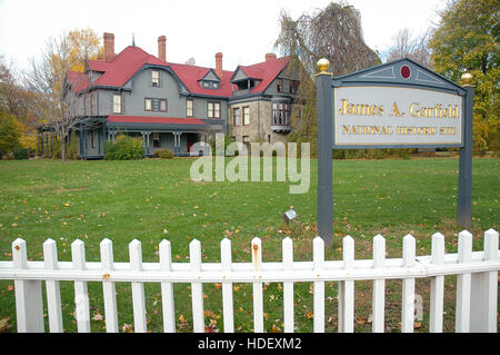 James A. Garfield National Historic Site Stock Photo
