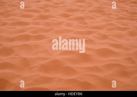 Patterns in the sand in Wadi Rum desert, Jordan Stock Photo
