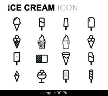 ice cream icon Stock Vector Image & Art - Alamy