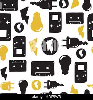 Seamless pattern graffiti Stock Vector