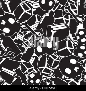 Seamless pattern graffiti Stock Vector