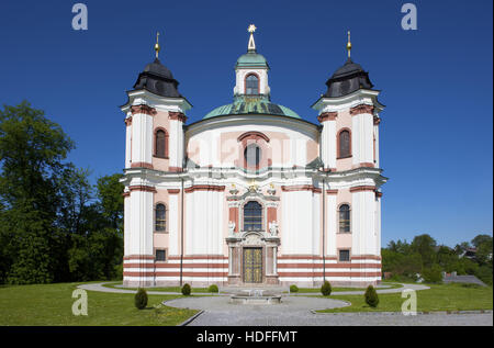 Baroque Paura Church, parish church and pilgrimage church for the Holy Trinity, Stadl, Upper Austria, Austria, Europe Stock Photo