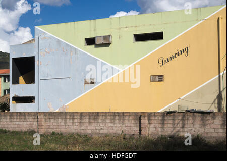 a closed discotheque, Sardinia, Italy Stock Photo