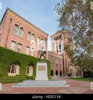 Los Angeles, DEC 9: Torjan Status at the campus of the University of Southern California on DEC 9, 2016 at Los Angeles Stock Photo