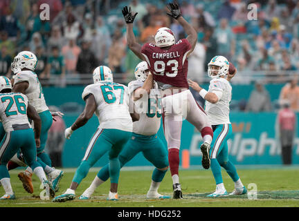 FILE - In this Oct. 14, 2018, file photo, injured Miami Dolphins  quarterback Ryan Tannehill cheers his team during the second half of an NFL  football game against the Chicago Bears, in