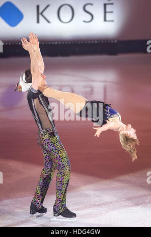 Julianne Seguin & Charlie Bilodeau (CAN), DECEMBER 11, 2016 - Figure Skating : 2016 ISU Grand Prix of Figure Skating Final Exhibition at Palais Omnisports Marseille Grand-Est, Marseille, France. (Photo by Enrico Calderoni/AFLO SPORT) Stock Photo