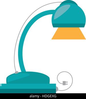 desk lamp electronic appliance vector illustration eps 10 Stock Vector