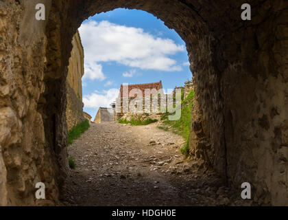 Historic and Medieval Fortress of Rasnov Stock Photo