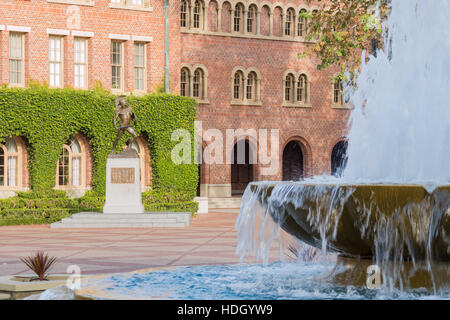 Los Angeles, DEC 9: Torjan Status at the campus of the University of Southern California on DEC 9, 2016 at Los Angeles Stock Photo