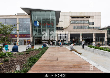 Shopping centre, Newport, Gwent, UK Stock Photo