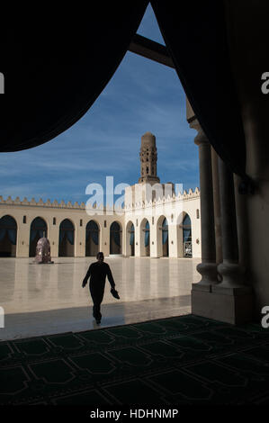 Mosque of Al Hakim in Islamic Cairo Egypt Stock Photo