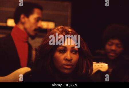 Tina Turner -  01/11/1972  -  France / Ile-de-France (region) / Paris  -  Concert Tina Turner, ORTF, Paris, 1972   -  Philippe Gras / Le Pictorium Stock Photo