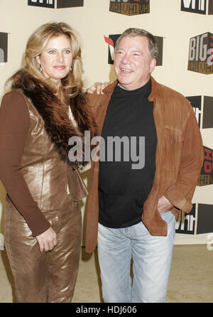 William Shatner and his wife, Elizabeth, at VH-1's Big in 2004 award show on December 1, 2004 in Los Angeles. Photo credit: Francis Specker Stock Photo