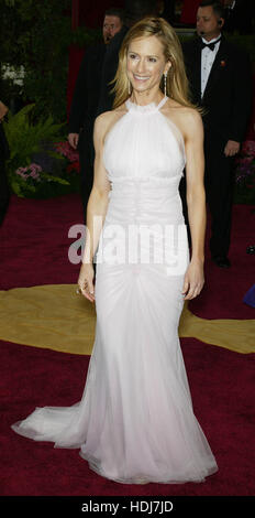 Holly Hunter at the Academy Awards  in Hollywood,  California on February 29, 2004.  Photo credit: Francis Specker Stock Photo