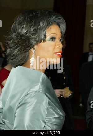 Oprah Winfrey at the Academy Awards  in Hollywood,  California on February 29, 2004.  Photo credit: Francis Specker Stock Photo