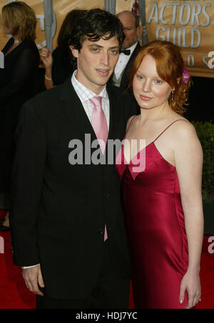 Lauren Ambrose and husband, Sam Handel at the Screen Actors Guild Awards in Los Angeles, California on  February 22, 2004.  Photo credit: Francis Specker Stock Photo