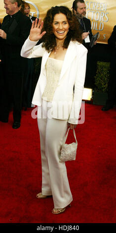 Amy Brenneman arrives at the Screen Actors Guild Awards in Los Angeles, California on  February 22, 2004.  Photo credit: Francis Specker Stock Photo