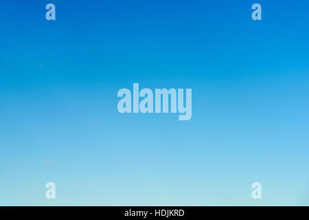 Blue Turquoise Clear Sky Gradient Background Stock Photo