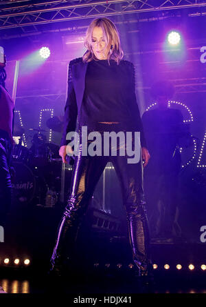 All Saints performing on their 'Red Flag Tour' at Liverpool O2 Academy  Featuring: Nicole Appleton, All Saints Where: Liverpool, United Kingdom When: 11 Oct 2016 Stock Photo