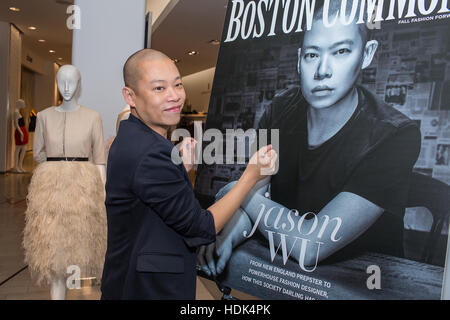 Boston Common Magazine celebrates Jason Wu with Saks Fifth Avenue at Saks Fifth Avenue, Boston.  Featuring: Jason Wu Where: Boston, Massachusetts, United States When: 14 Oct 2016 Stock Photo
