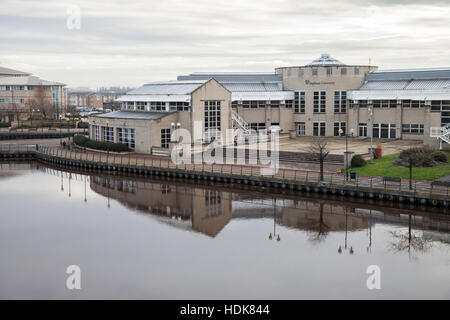 The Stockton-on-Tees campus of Durham University,England Stock Photo