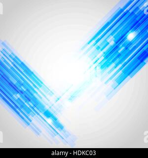 Blue abstract straight lines background, stock vector Stock Vector